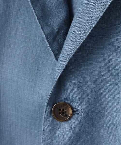 PAPAS / パパス テーラードジャケット | ヘンプ高密度マットビッグライズ ジャケット | 詳細9