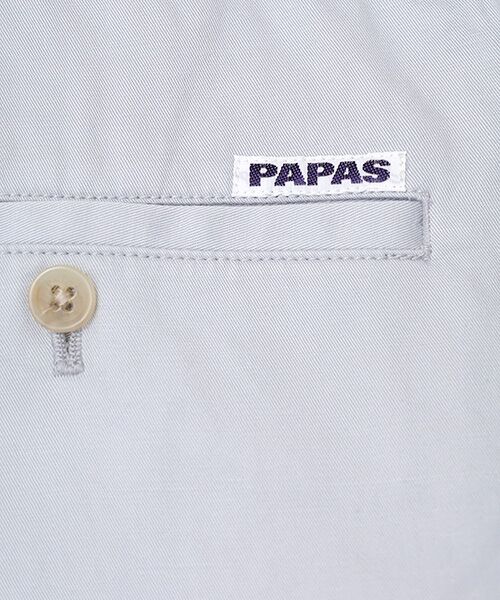 PAPAS / パパス その他パンツ | コットンリネンギャバストレッチ イージーパンツ | 詳細2