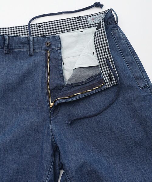 PAPAS / パパス ショート・ハーフ・半端丈パンツ | モンサンミッシェルデニム ショートパンツ | 詳細5