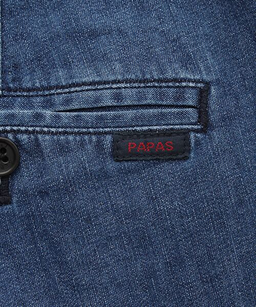 PAPAS / パパス ショート・ハーフ・半端丈パンツ | モンサンミッシェルデニム ショートパンツ | 詳細6