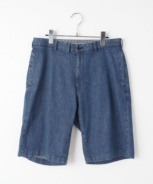 PAPAS/パパス モンサンミッシェルデニム ショートパンツ インディゴ LL