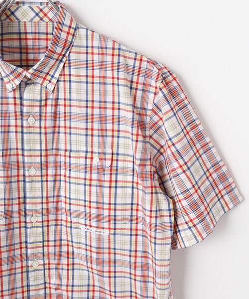 PAPAS / パパス シャツ・ブラウス | ローンアーカイブチェック 半袖シャツ | 詳細2