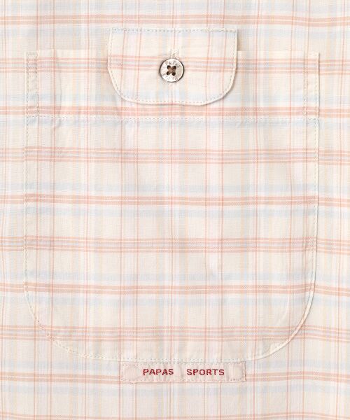 PAPAS / パパス シャツ・ブラウス | ローンアーカイブチェック 半袖シャツ | 詳細5