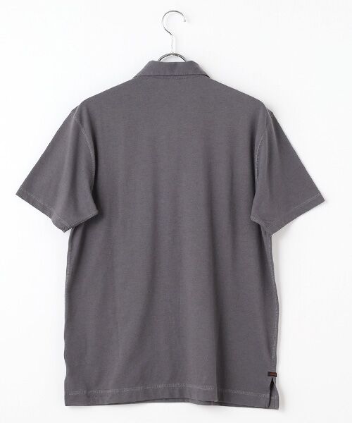 PAPAS / パパス ポロシャツ | 麻マドレエアー天竺 野菜柄 ポロシャツ | 詳細2