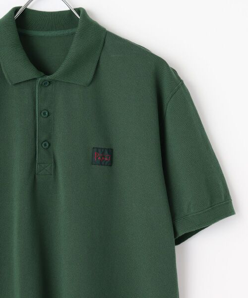 PAPAS / パパス ポロシャツ | ☆【WEB限定】ガス焼き鹿の子 モチーフプリントポロシャツ | 詳細6