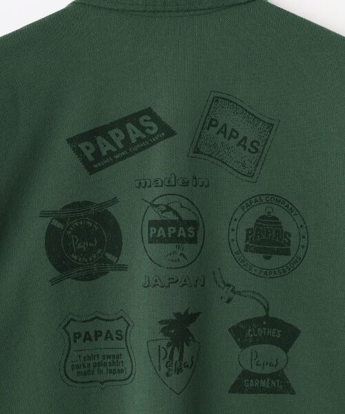 PAPAS / パパス ポロシャツ | ☆【WEB限定】ガス焼き鹿の子 モチーフプリントポロシャツ | 詳細9