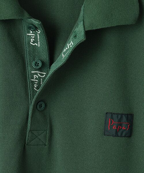 PAPAS / パパス ポロシャツ | ☆【WEB限定】ガス焼き鹿の子 モチーフプリントポロシャツ | 詳細10
