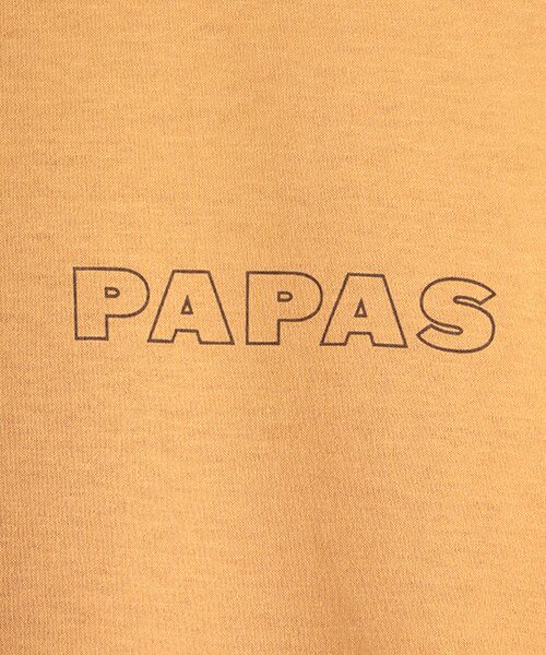 PAPAS / パパス Tシャツ | ドライマスタープレーテイング天竺 アップリケTシャツ | 詳細4