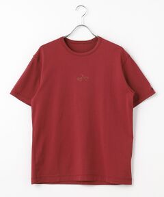 PAPAS / パパス Tシャツ | 40/2ガス焼き天竺 刺繍Tシャツ【野菜】