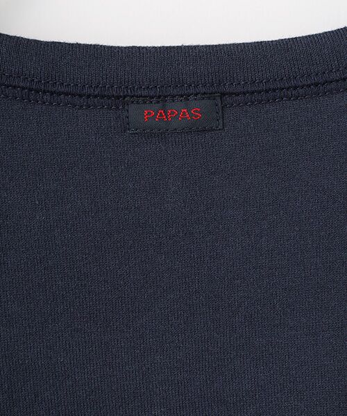 PAPAS / パパス Tシャツ | 40/2ガス焼き天竺 刺繍Tシャツ【野菜】 | 詳細13