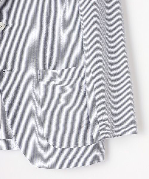 PAPAS / パパス テーラードジャケット | シアサッカー ジャケット | 詳細4