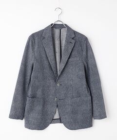 PAPAS / パパス テーラードジャケット | マイクロクールドットモナリザ ジャケット