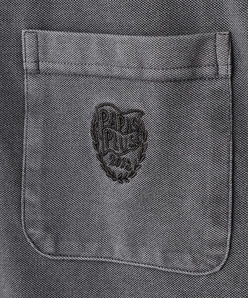 PAPAS / パパス カットソー | クールマックスエコメイド鹿の子 半袖カットソーシャツ | 詳細5