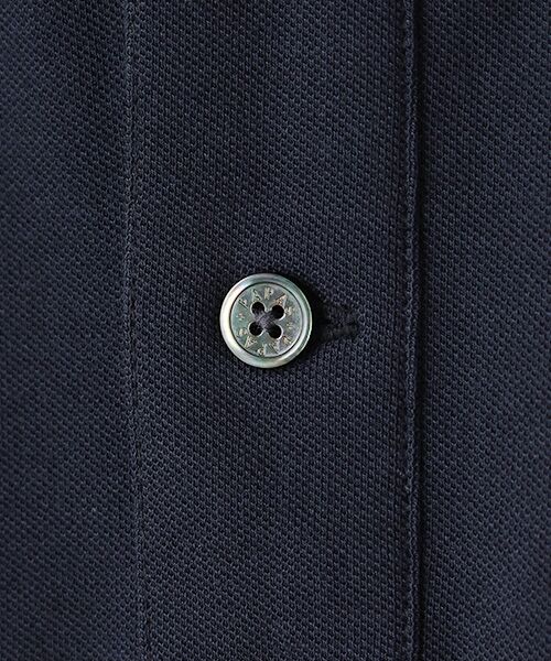 PAPAS / パパス ポロシャツ | クールマックスエコメイド鹿の子 ワッペンポロシャツ | 詳細14