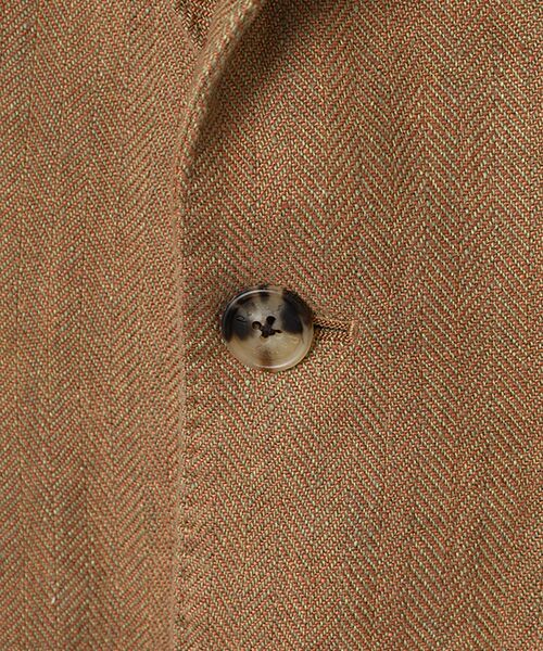 PAPAS / パパス テーラードジャケット | <MAGEE>クラシックリネンツイードジャケット | 詳細1