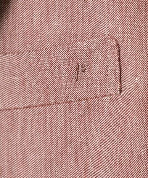 PAPAS / パパス テーラードジャケット | <OLIMPIAS>リネン/コットンストレッチジャケット | 詳細6