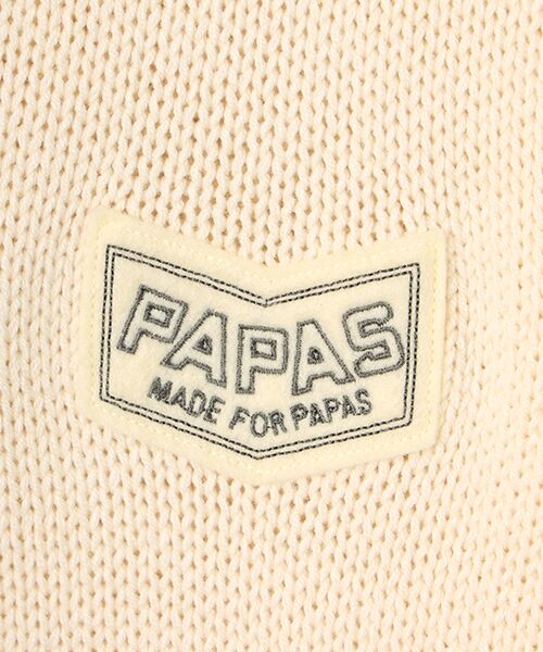 PAPAS / パパス パーカー | バルキーコットン5G ニットパーカー | 詳細6