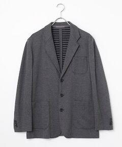 papas パパス 極美品11万円(税別) ジャケット 毛100％ハリスツイード papas(パパス) 総柄 ウール テーラードジャケット メンズ