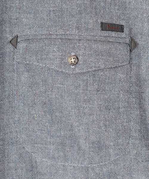 PAPAS / パパス シャツ・ブラウス | モンサンミッシェル シェットランド風オックス シャツ | 詳細2