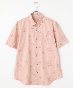 PAPAS / パパス シャツ・ブラウス | コーマシャンブレー ヤシ&YACHT 刺繍シャツ