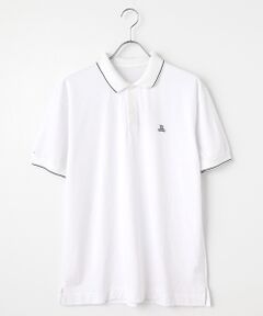 新品　PAPAS パパス＋　半袖ポロシャツ　ポケット　ホワイト　刺繍ロゴ　M 新品 PAPAS パパス＋ 半袖ポロシャツ ポケット ホワイト 刺繍