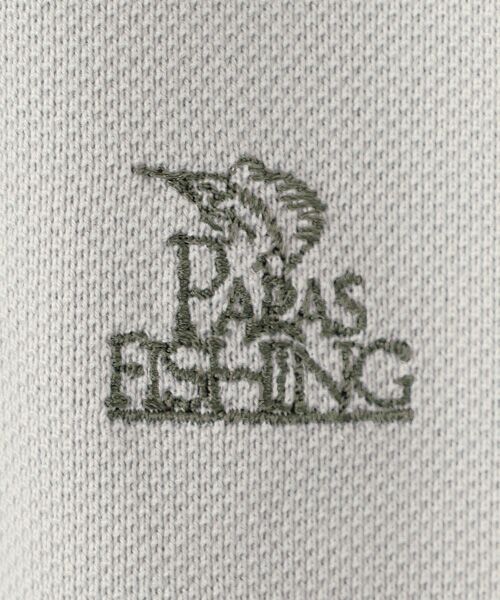 PAPAS / パパス ポロシャツ | ドライマスター鹿の子 カジキ刺繍 半袖ポロシャツ | 詳細2