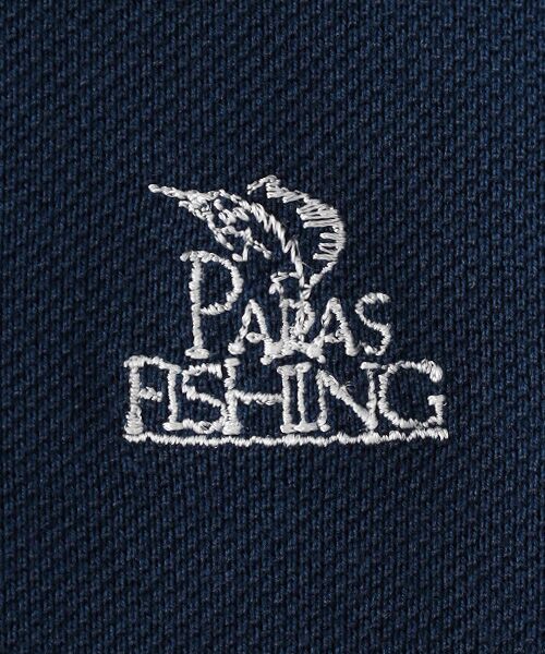 PAPAS / パパス ポロシャツ | ドライマスター鹿の子 カジキ刺繍 半袖ポロシャツ | 詳細8