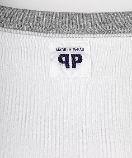 PAPAS / パパス Tシャツ | 40/2天竺 車モチーフ プリントTシャツ | 詳細1