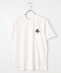 PAPAS / パパス Tシャツ | Re PAPAS PROJECT 40/2度詰天竺(反毛) ワッペンTシャツ