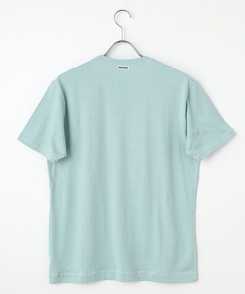 PAPAS / パパス Tシャツ | 38/2KKヴィンテージ天竺 モチーフコラージュ プリントTシャツ | 詳細4