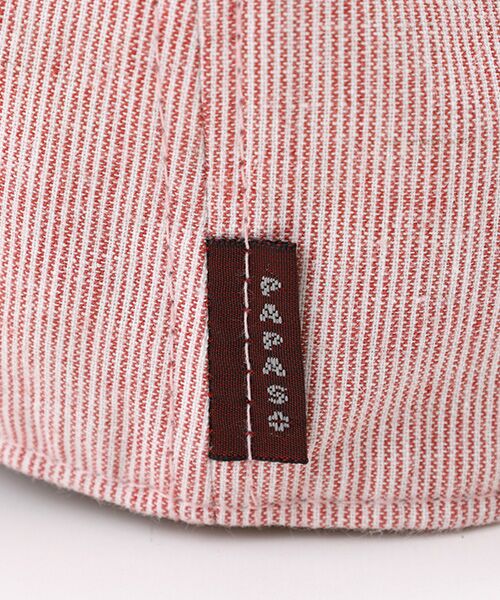 綿麻平織 ストライプ&千鳥 ハンチング （ハンチング