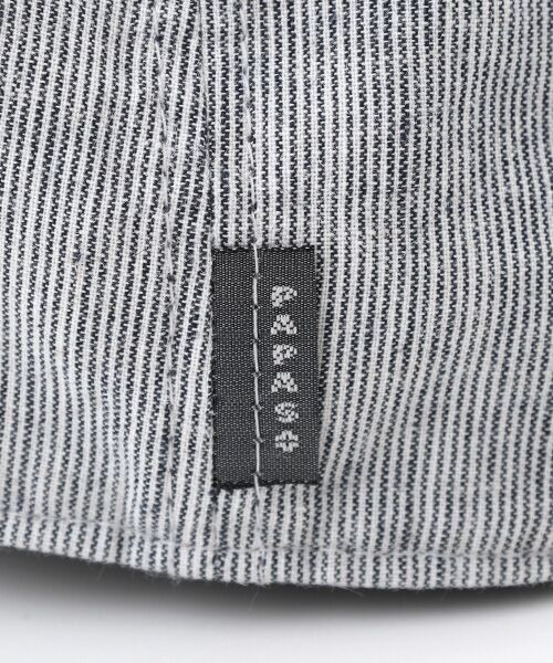 PAPAS / パパス ハンチング・キャスケット・ベレー帽 | 綿麻平織 ストライプ&千鳥 ハンチング | 詳細5