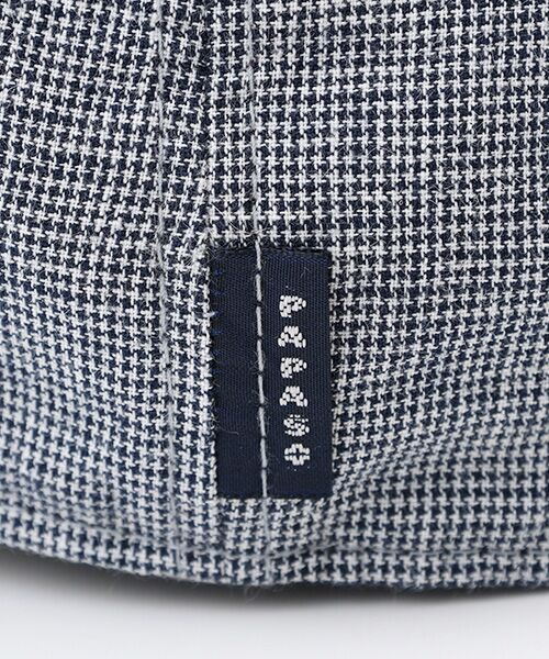 PAPAS / パパス ハンチング・キャスケット・ベレー帽 | 綿麻平織 ストライプ&千鳥 ハンチング | 詳細6