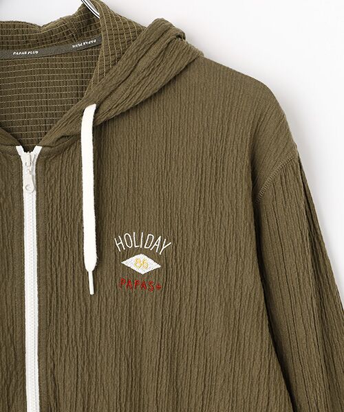 PAPAS / パパス パーカー | フォールシャーリング天竺 パーカー | 詳細2