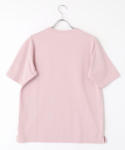 PAPAS / パパス Tシャツ | 40/2天竺 ワッペン付きTシャツ | 詳細4