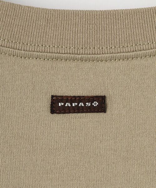 PAPAS / パパス Tシャツ | 40/2クラシック天竺 プリントTシャツ | 詳細5