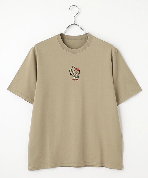 40/2クラシック天竺 プリントTシャツ （Tシャツ）｜PAPAS