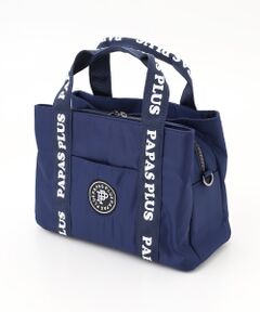 【美品】papas パパス　ボストンバッグ ショルダーバック　2way ブラウン 8（eight） ボストンバッグ ボストン バッグ PUレザー 2WAY : 8