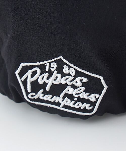 PAPAS / パパス キャップ | ナイロンライトクロス 刺繍キャップ | 詳細4