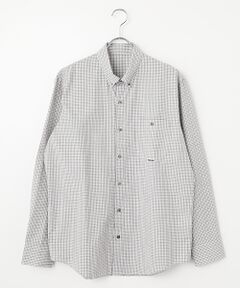 PAPAS / パパス シャツ・ブラウス | 高密度超長綿 刷目ギンガムチェックシャツ