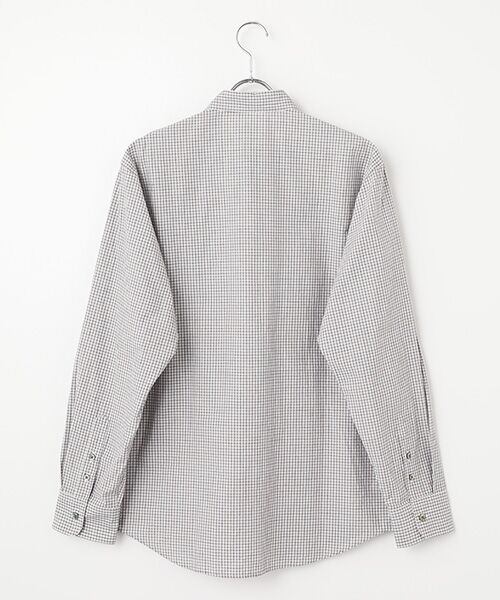 PAPAS / パパス シャツ・ブラウス | 高密度超長綿 刷目ギンガムチェックシャツ | 詳細3