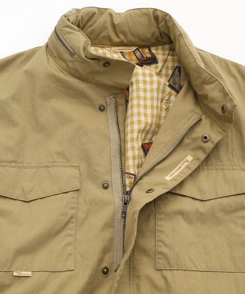 PAPAS / パパス ミリタリージャケット・コート | コットン/ナイロンウェザークロス M65型ブルゾン | 詳細5
