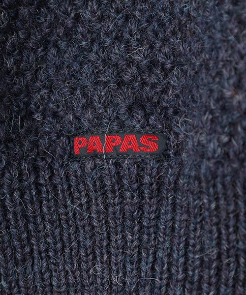 PAPAS / パパス ニット・セーター | ブリティッシュウール5G アラン柄セーター | 詳細4