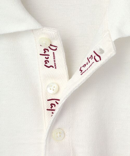 PAPAS / パパス ポロシャツ | ラフィ起毛 鹿の子ポロシャツ | 詳細1