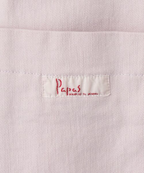 PAPAS / パパス ブルゾン | オーガニックラフィストレッチデニム チャイナブルゾン | 詳細10