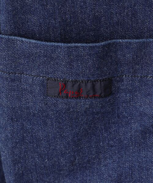 PAPAS / パパス ブルゾン | オーガニックラフィストレッチデニム チャイナブルゾン | 詳細12