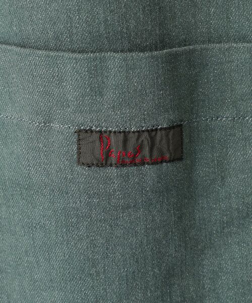 PAPAS / パパス ブルゾン | オーガニックラフィストレッチデニム チャイナブルゾン | 詳細14