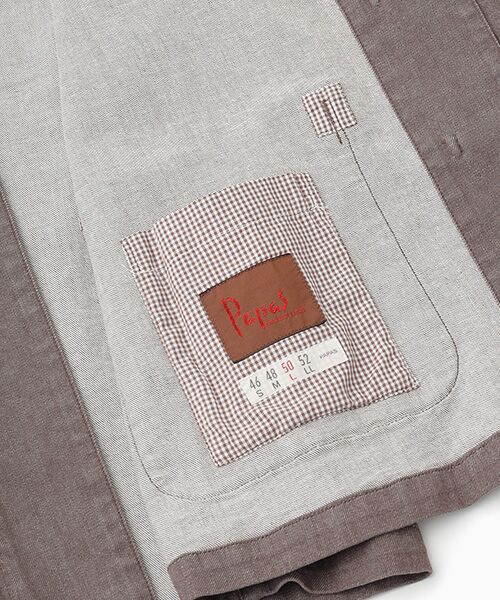 PAPAS / パパス ブルゾン | オーガニックラフィストレッチデニム チャイナブルゾン | 詳細15