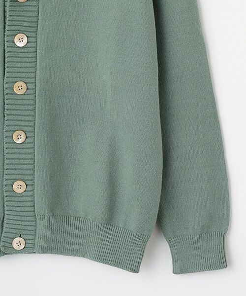 PAPAS / パパス カーディガン・ボレロ | ブラッシュ天竺 ショールカラーカーディガン | 詳細3