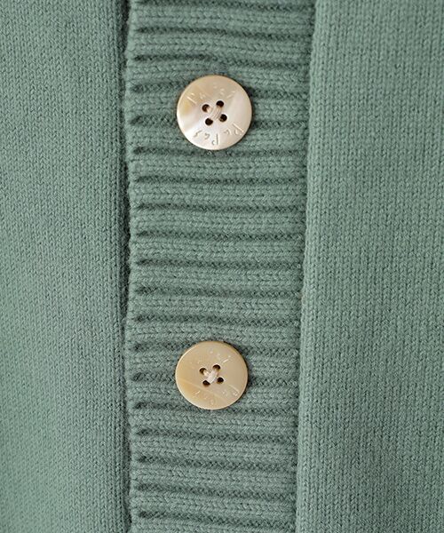 PAPAS / パパス カーディガン・ボレロ | ブラッシュ天竺 ショールカラーカーディガン | 詳細5